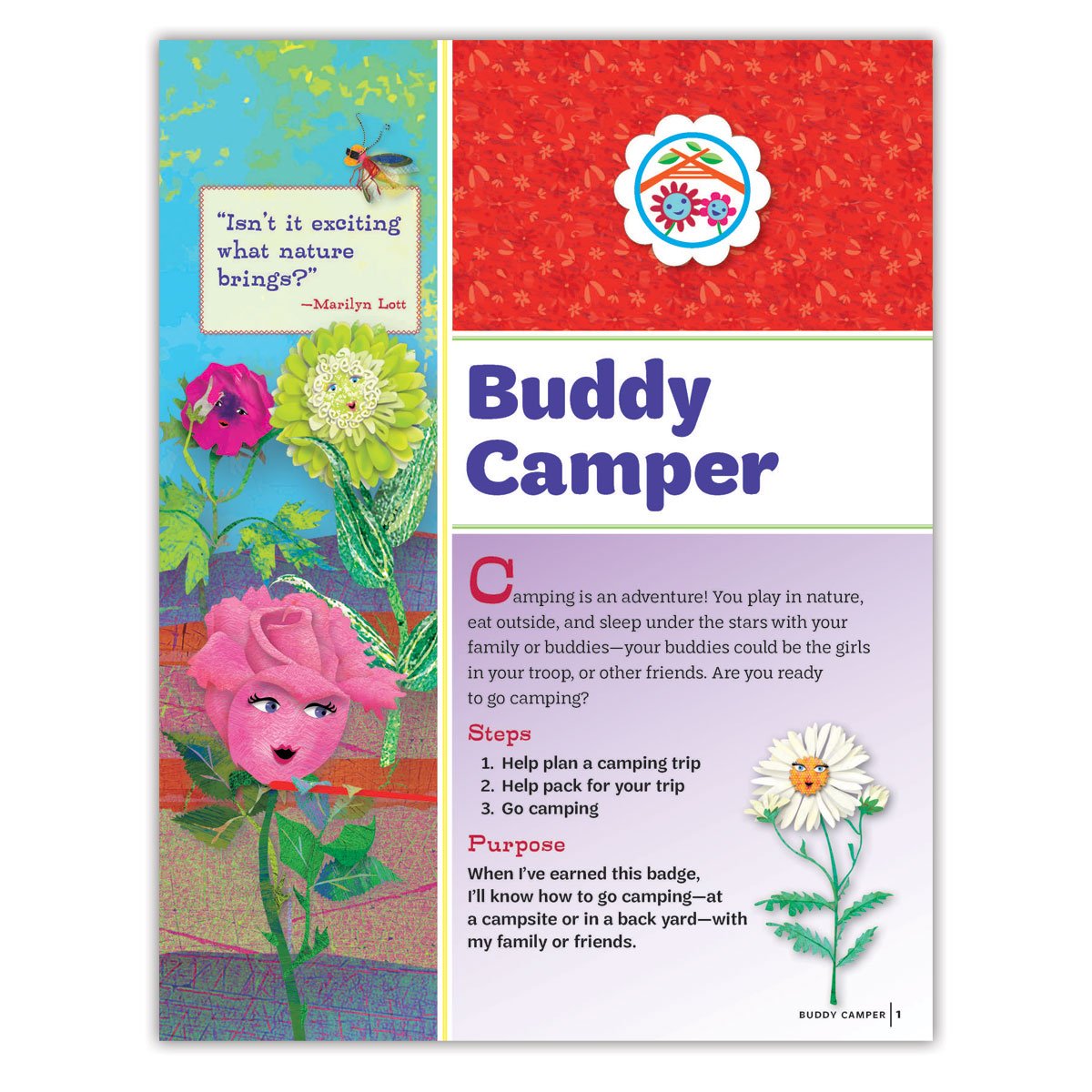 daisy flower garden journey book